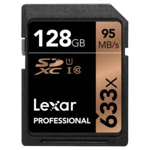 Lexar 128GB Professional SD Card (SDXC) - 95MB/s