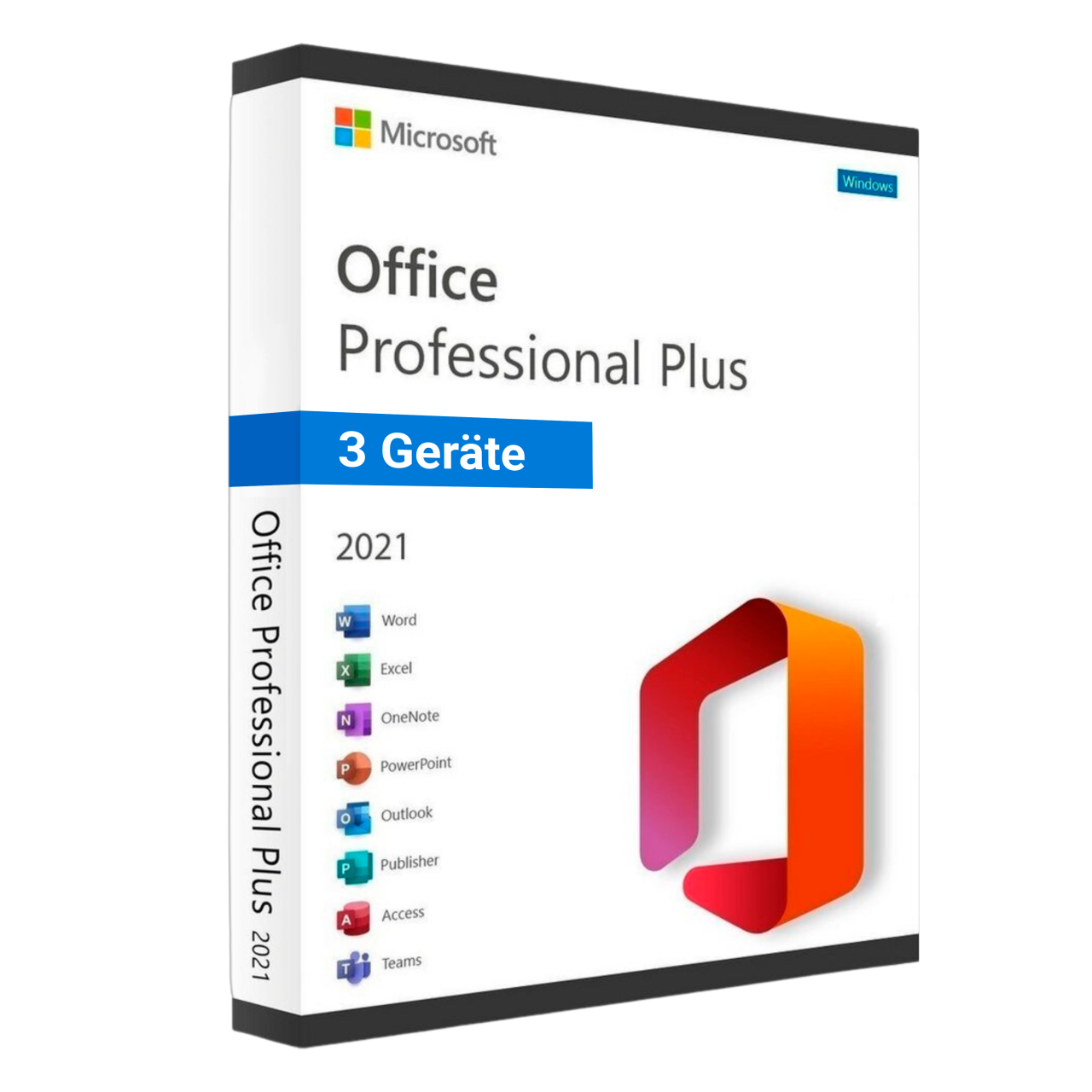 Office 2021 Professional Plus f?r 3 Ger?te